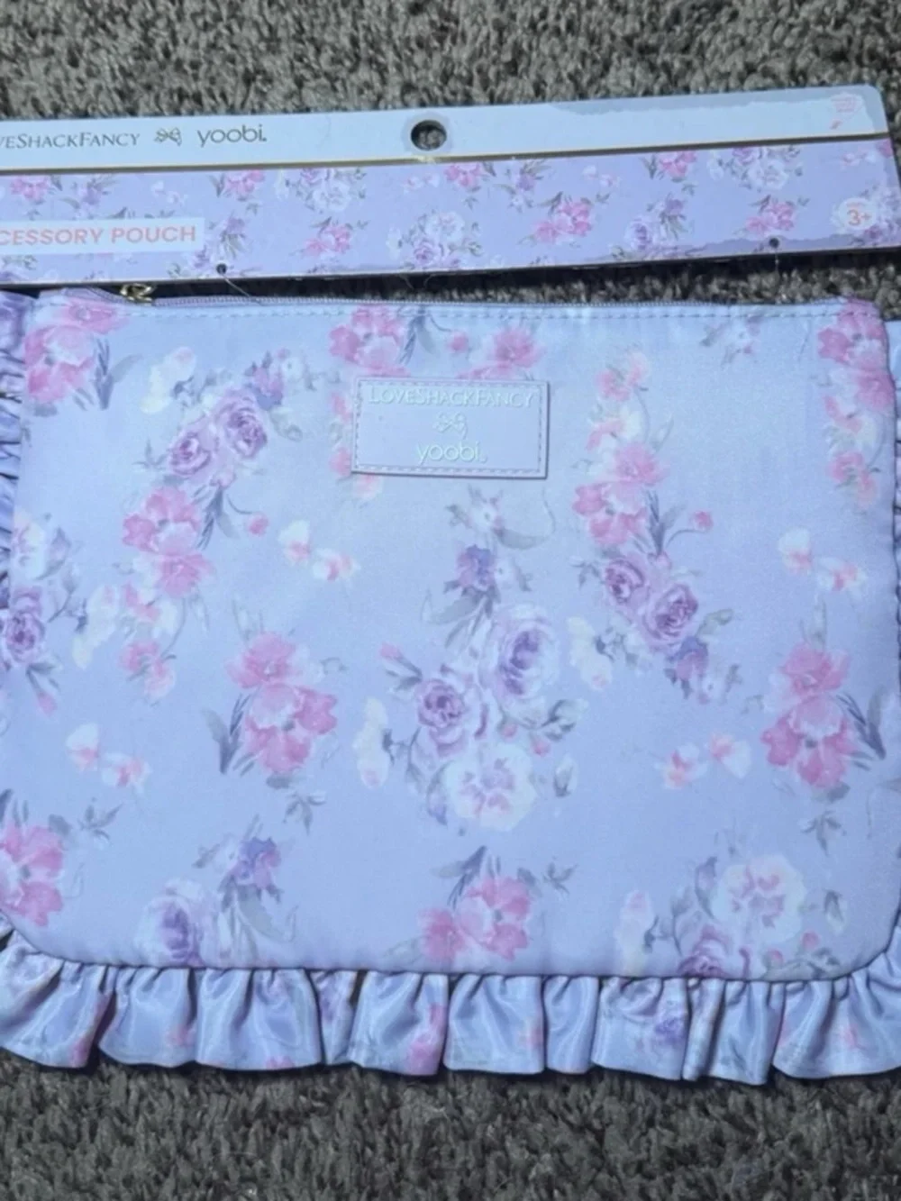 LoveShackFancy x Target Purple Accessory Pouch